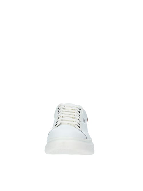 Sneakers in pelle GUESS | FM7RNOLEA12BIANCO-ROSSO