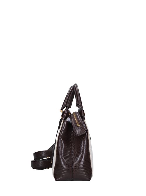 Faux leather and fabric bag GUESS | HWAB8985060NATURAL-ESPRESSO