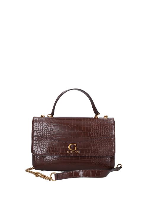 Tracolla in ecopelle GUESS | HWCB873621MARRONE