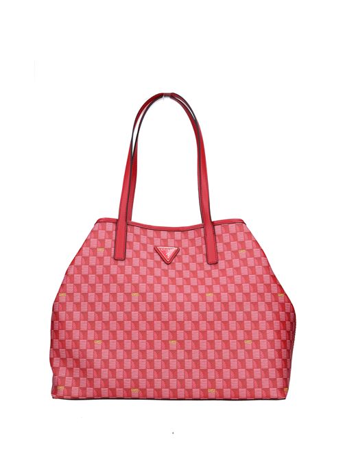 Faux leather shopper bag GUESS | HWJT6995290ROSSO