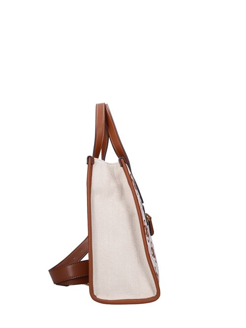 Fabric and faux leather shopper GUESS | HWSE8665220SELLA