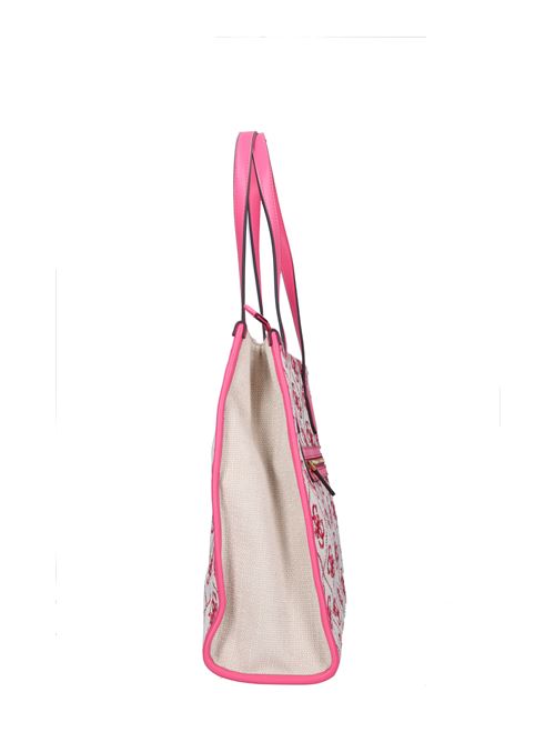Fabric and faux leather shopper GUESS | HWSE8665240ROSA
