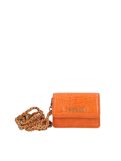 Faux leather mini bag GUESS | PW7420P2203ARANCIONE