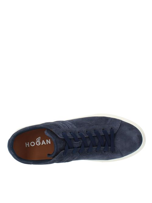 Sneakers in camoscio HOGAN | HXM3650J310BTMU828BLU