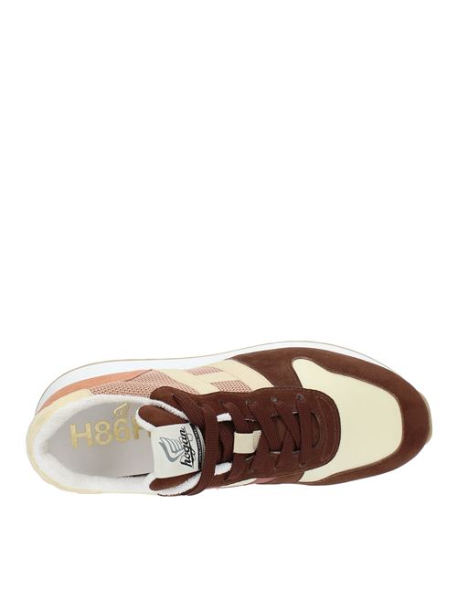 Leather and fabric trainers HOGAN | HXW4290CM42QED0TTNMULTICOLOR