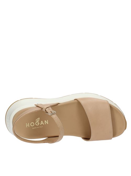 Leather sandals HOGAN | HXW5980EB50O6LC208DESERTO