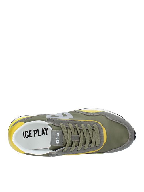 Sneakers in camoscio e tessuto ICE PLAY | KORSER001AVERDE-GIALLO