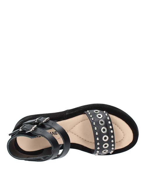 Flat leather sandals JANET & JANET | 05041 ALICENERO