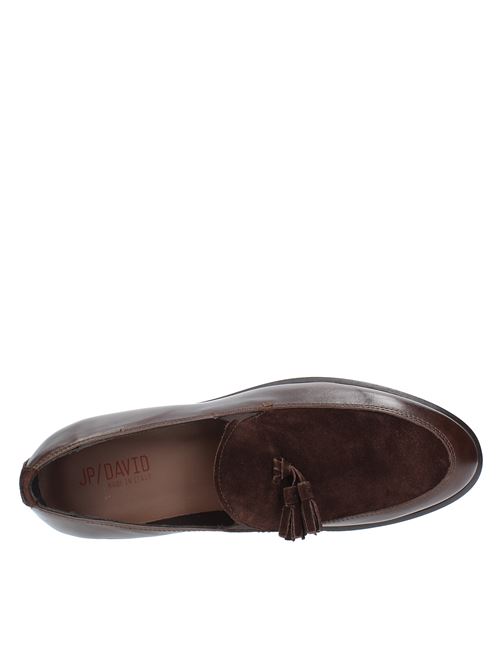 Leather and suede moccasins JP/DAVID | 58548/8 DIVER 432-SOFTYT.MORO