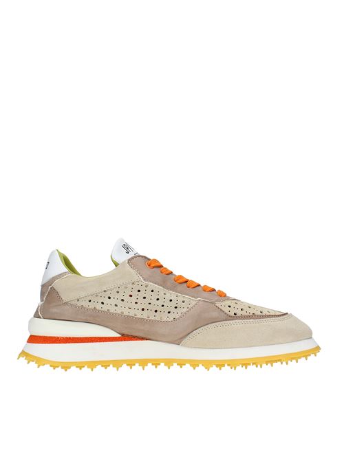 Leather and fabric trainers JP/DAVID | JP2689 V.8 DAINO-PAPUABEIGE