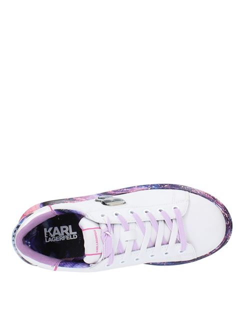 Leather trainers KARL LAGERFELD | KL62573D 01VBIANCO