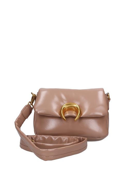 Faux leather bag LA CARRIE | SOFTY MINIBEIGE
