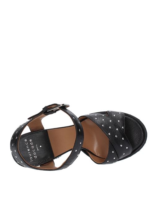 Leather and studded sandals LAURENCE DACADE | ROSANGE CALFNERO