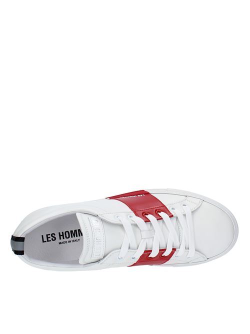 Leather trainers model 19903C LES HOMMES | 19903CBIANCO-ROSSO