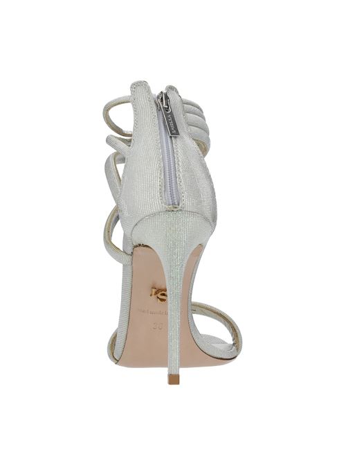 Glittery fabric sandals LE SILLA | SANDALO DENISE CASSIOPEACARTA