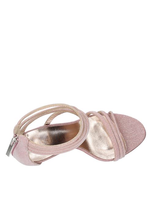 Glittery fabric sandals LE SILLA | SANDALO DENISE CASSIOPEAMACARON