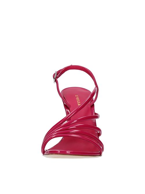 Patent leather sandals LE SILLA | SANDALO SCARLET KABIRDOLL