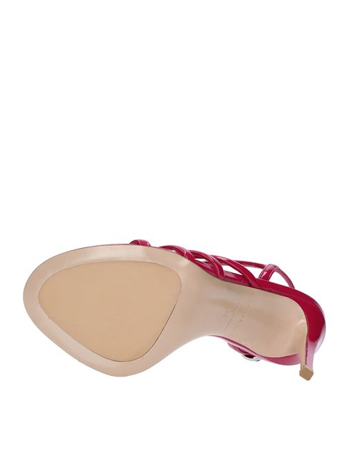 Patent leather sandals LE SILLA | SANDALO SCARLET KABIRDOLL