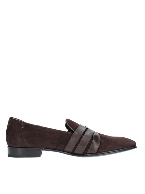 Suede and leather moccasins LIDFORT | 280 CASHMERET.MORO