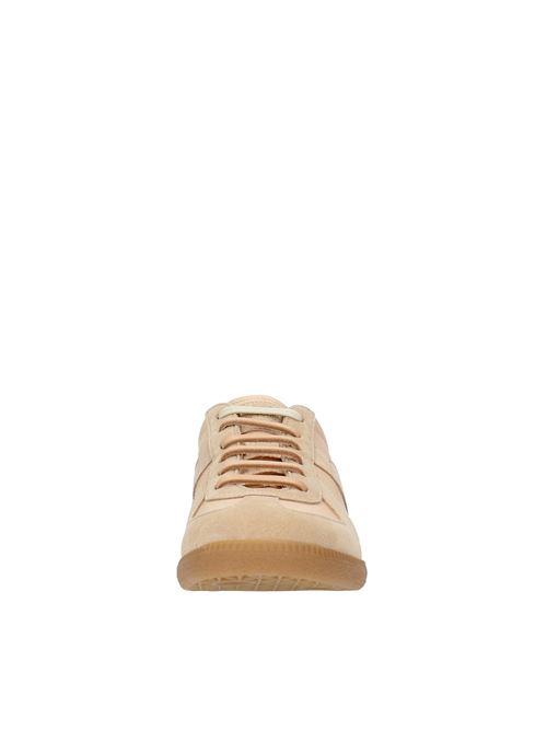 Leather and suede trainers MAISON MARGELA | S57WS0408SABBIA