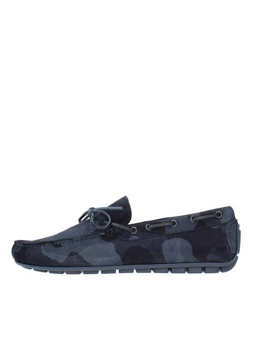 Suede moccasins MARC EDELSON | 802LC CAMOUFLAGEBLU
