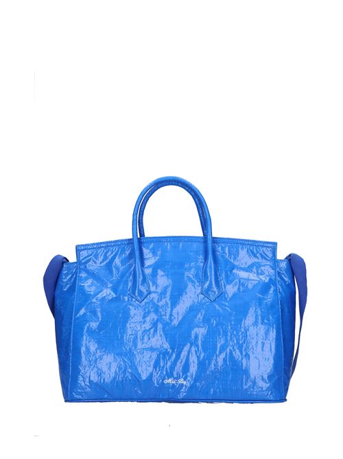 Multi-material shopper MIA BAG | 23110BLU