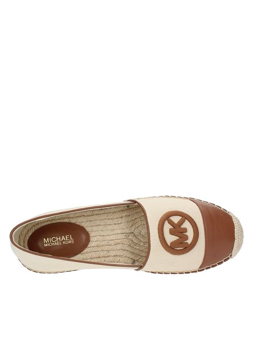 Espadrilles in fabric and leather MICHAEL KORS | 40S3KNFP1DBEIGE-MARRONE