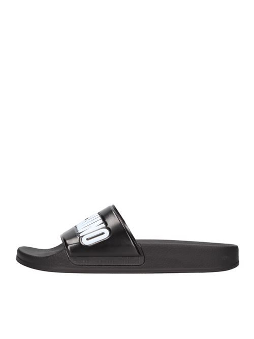 Mules in gomma MOSCHINO COUTURE | MB28022G1GG10000NERO-BIANCO