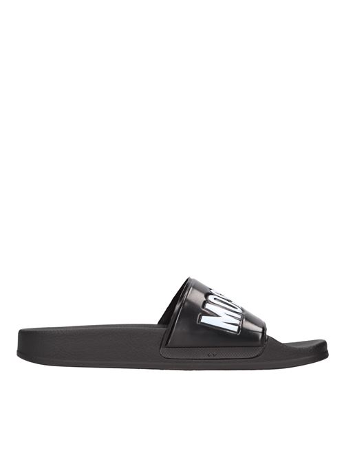 Rubber mules. MOSCHINO COUTURE | MB28022G1GG10000NERO-BIANCO