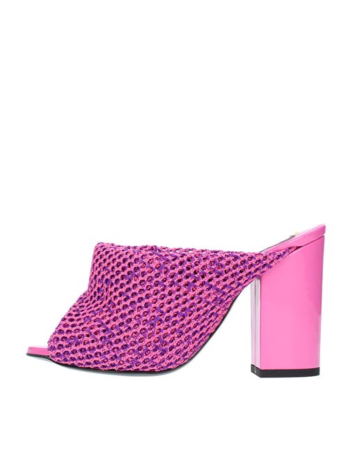 Fabric and leather mules MSGM | 3241MDS216 272 15FUXIA