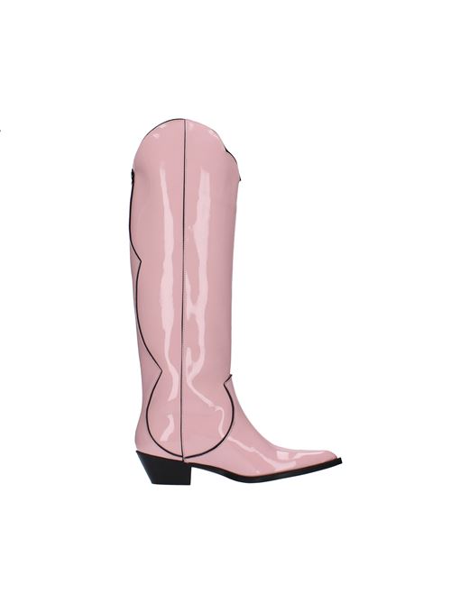 Faux leather Texan boots MSGM | 3541MDS401 863 12ROSA