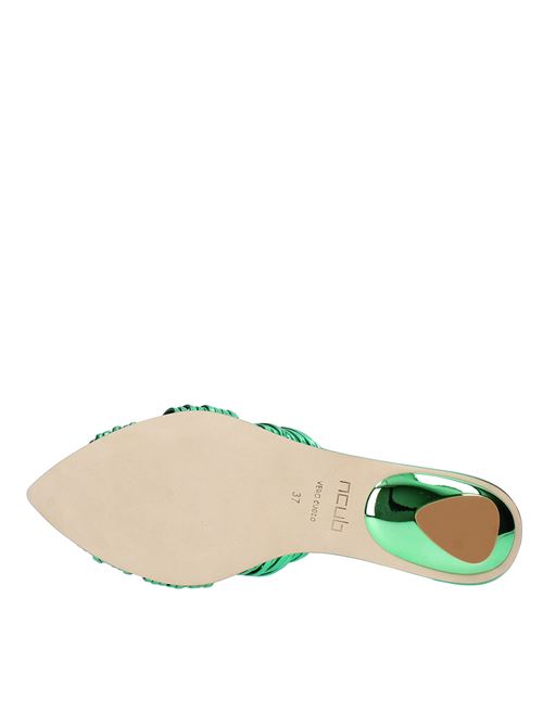 Flat leather sandals NCUB | DAFNE 35VERDE