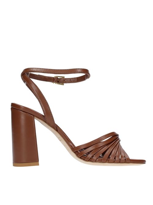 Leather sandals NCUB | FUNNY 67 PELLEMARRONE