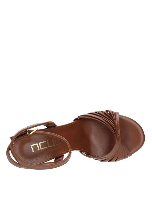 Leather sandals NCUB | FUNNY 67 PELLEMARRONE