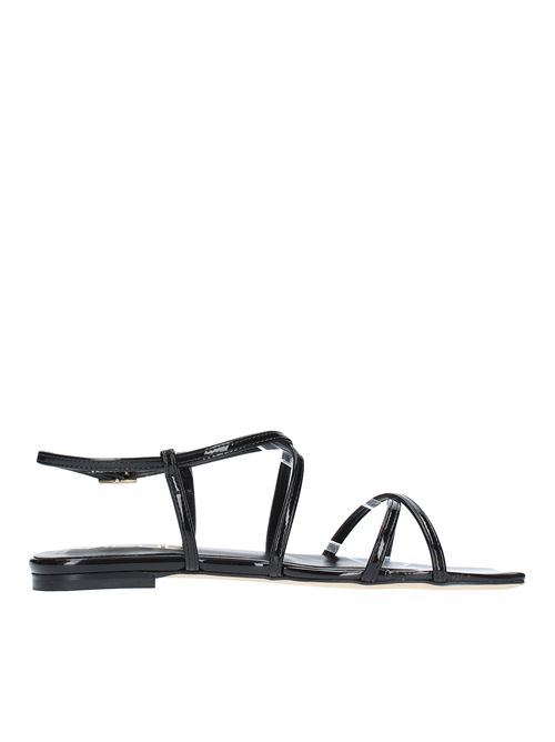 Flat sandals in eco-leather NCUB | TODY 18 VERN.NERO
