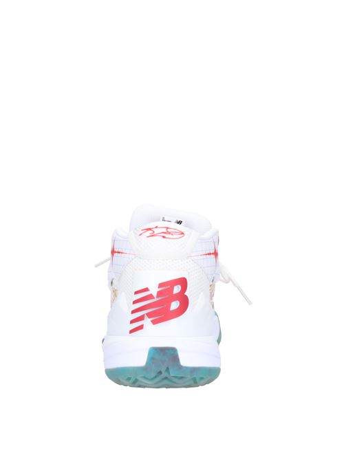 Fabric and faux leather sneakers NEW BALANCE | BBKLSSB1BIANCO