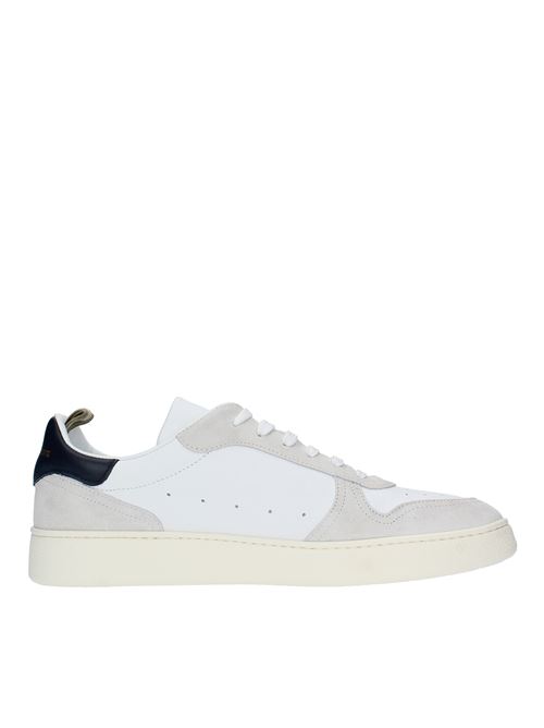 Leather and suede sneakers OFFICINE CREATIVE | MOWER/008BIANCO-NERO