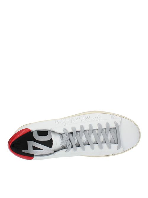 F22BJACK-M trainers in leather P448 | F22BJACK-MBIANCO-ROSSO
