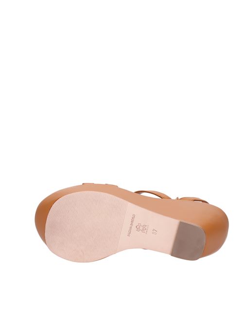 Leather wedge sandals PALOMA BARCELO' | 8923127 IRAIDECUOIO