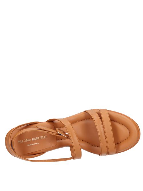 Leather wedge sandals PALOMA BARCELO' | 8923127 IRAIDECUOIO