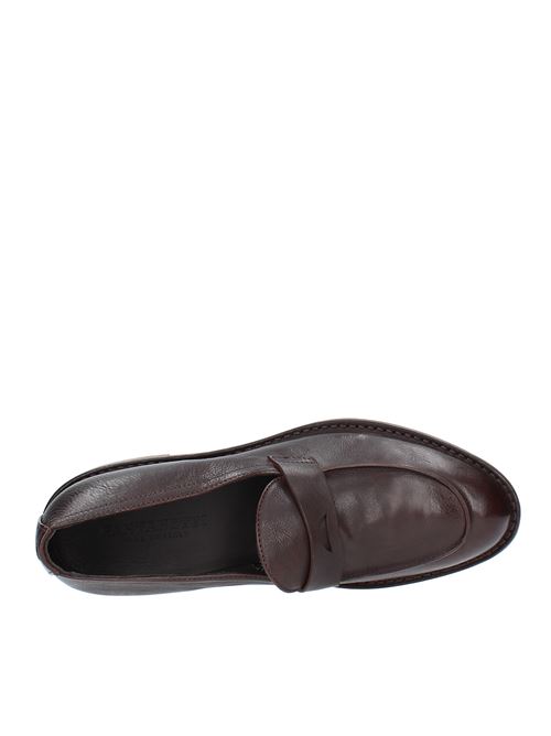 Leather moccasins PANTANETTI | 15133AMARRONE
