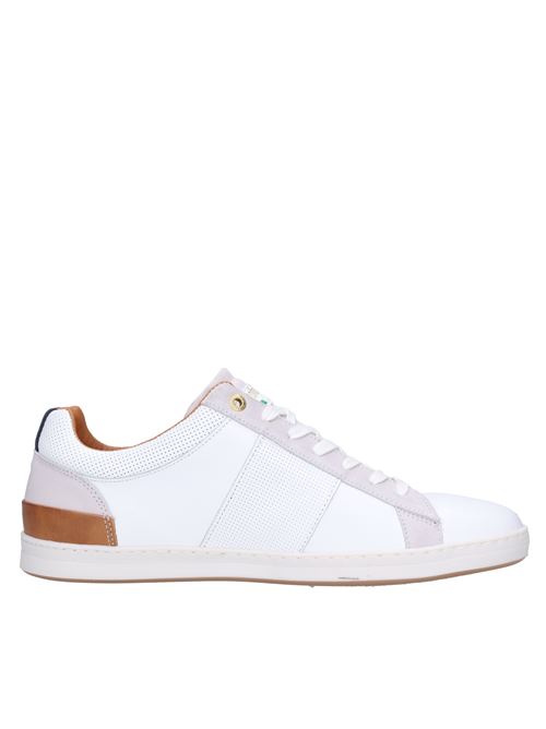 Leather and faux leather sneakers PANTOFOLA D'ORO | 10231001 1FGBIANCO-GRIGIO