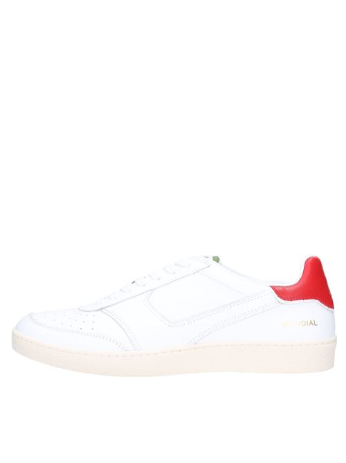 Leather sneakers PANTOFOLA D'ORO | MUL1CU 004BIANCO-ROSSO-VERDE