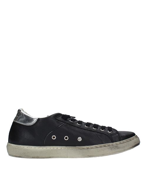 Leather and faux leather trainers PASQUALEXY3 | PXCU 006NERO-ARGENTO