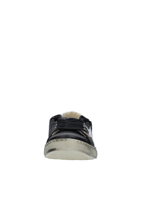 Sneakers in pelle ed ecopelle PASQUALEXY3 | PXCU 006NERO-ARGENTO