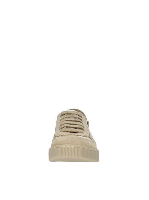 Leather and suede sneakers PEDRO GARCIA | POLIANABIANCO-BEIGE