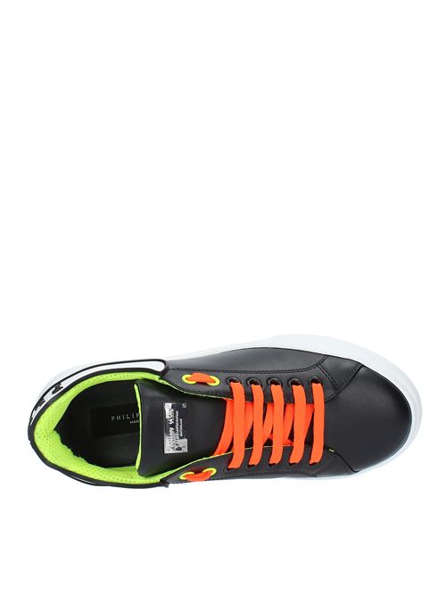 Leather sneakers PHILIPP PLEIN | FAAS WSC2207 PLE010NNERO-BIANCO