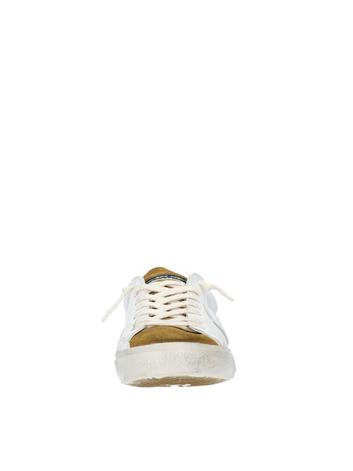 Leather and suede sneakers PHILIPPE MODEL | PRLU WX21BIANCO-VERDE-BLU