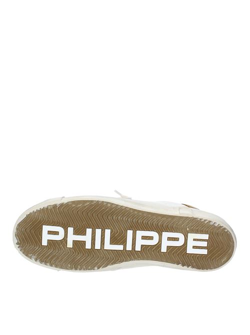 Sneakers in pelle e camoscio PHILIPPE MODEL | PRLU WX21BIANCO-VERDE-BLU