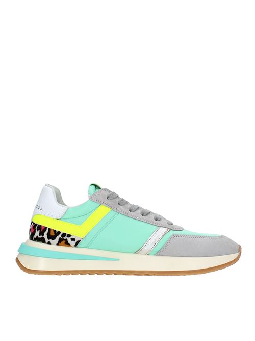 Fabric and leather trainers PHILIPPE MODEL | TYLD AP02GRIGIO-VERDE